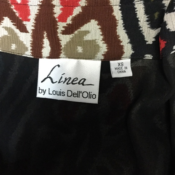 Aztec Button Front Blouse/Jacket - Picture 6 of 7